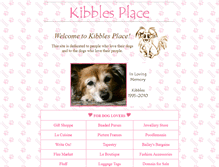 Tablet Screenshot of kibblesplace.com